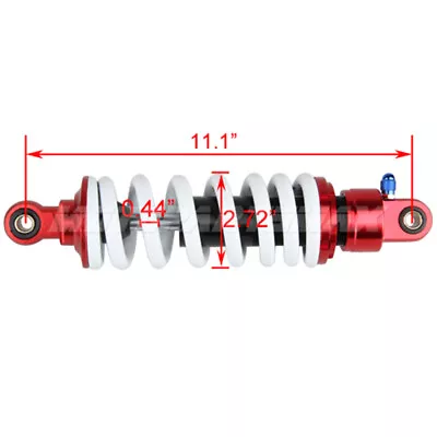 X-PRO 11.1  Rear Shock Absorber Suspensionfor 50cc 70 90 110 125 150cc Dirt Bike • $47.45