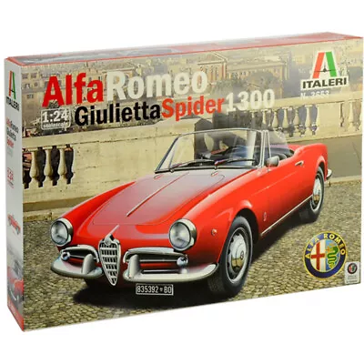 £31.99 • Buy Italeri Alfa Romeo Giulietta Spider 1300 Car Plastic Model Kit 3653 Scale 1/24