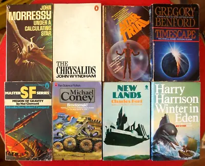 £16 • Buy Harry Harrison, John Wyndham, Charles Fort, Etc. - Vintage Sci-Fi, 8 Book Bundle