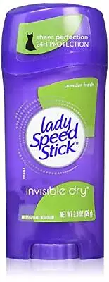 Lady Speed Stick Invisible Dry Antiperspirant & Deodorant Powder Fresh 2.3 Oz • $13.99