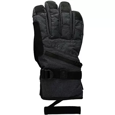 Oakley Kingpin Gore-Tex GTX Snow Winter Gloves Jet Black/Grey Men's Small S • $59.50