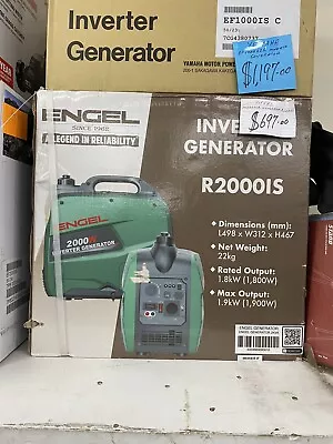 Engel 2000W Pure Inverter Generator • $695