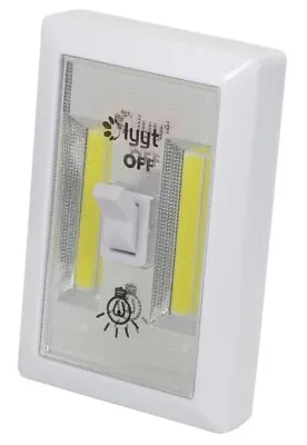 Bright LED Switch Light For Wardrobe Wall Cupboard Closet Shed & Nightlight • £5.99
