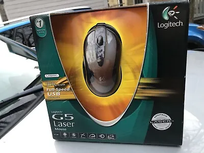 Logitech G5 Laser Gaming Mouse 2000dpi Laser Engine Weight Tuning Brand New Seal • $399.99