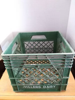 Vintage 1950's/1960's Millers Dairy Plastic Milk Crate • $24.95