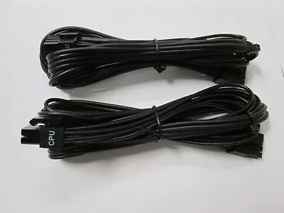 Seasonic Modular 8pin CPU Sleeved Power Cable NEW! • $20