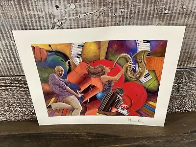 Seriolithograph Archival Paper Marcus Glenn -  Love That Jazz  - A-3 • $15