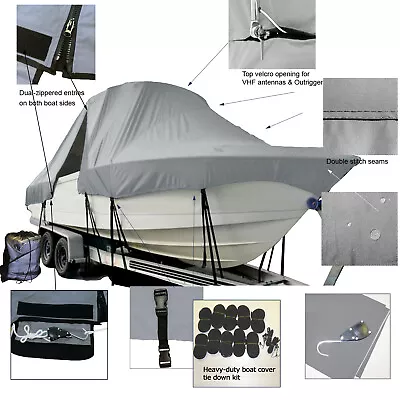 Mako 241 Inshore Center Console T-Top Hard-Top Fishing Storage Boat Cover • $409.95