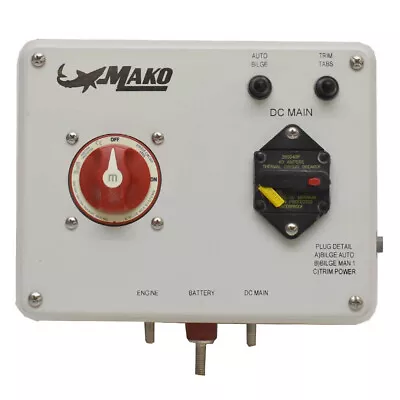 Mako Boat Battery Switch Panel 303535 | 184 CC 40A 12V 9 1/2 Inch • $166.82