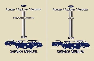 1992 Aerostar Explorer Ranger Shop Service Repair Manual Engine Drivetrain Book • $120.48