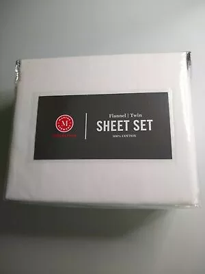 Martha Stewart Twin Size Sheet Set Color Cream Fannel Nip  • $160