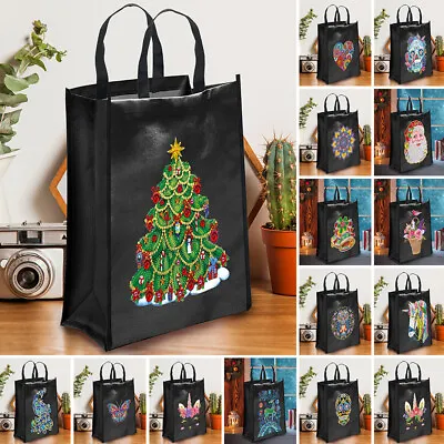 $22.95 • Buy DIY Diamond Painting Handbag Mosaic Drill Eco-friendly Shopping Bags Totes Gifts