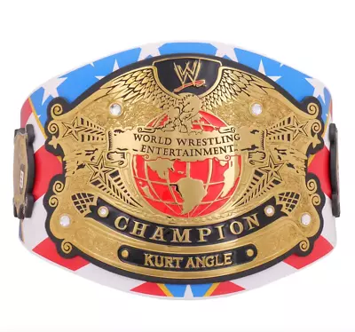 WWE Kurt Angle Signature Series Championship Replica Title Belt - Official Licen • $849.99