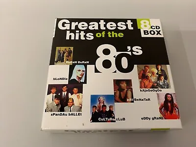 Various – Greatest Hits Of The 80's - 8 CD Box © 1998- Billy IdolMel&KimSandra • £10.27