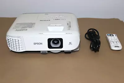 Epson PowerLite 980W 3LCD Projector 3800 Lumens HDMI. 1193 To 1277 Lamp Hrs Used • $178