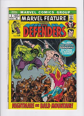 Marvel Feature #2 [1972 Fn] The Defenders    Nightmare On Bald Mountain!  • $49.99