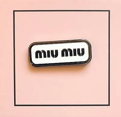 ⚡RARE⚡PINTRILL X MIU MIU 2018 LUXURY MIU MIU Pin *BRAND NEW* 👜👠 • $125