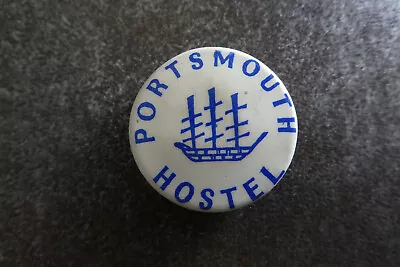 Portsmouth Youth Hostel YHA Pin Badge Button (L18B) • £4.99