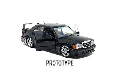 Mercedes W201 190E 2.5-16 Evo 2 Black Diecast Model Car 1001 Solido 1:18 • $99.90