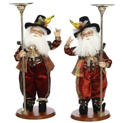 Mark Roberts 2020 Collection Pilgrim Elf Candle Holder Assortment Of 2 Figurines • $360.80