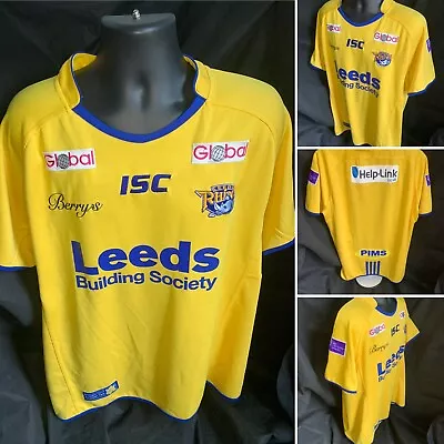 £34.99 • Buy LEEDS RHINOS 2014 3rd Kit Marie Curie 4XL Yellow