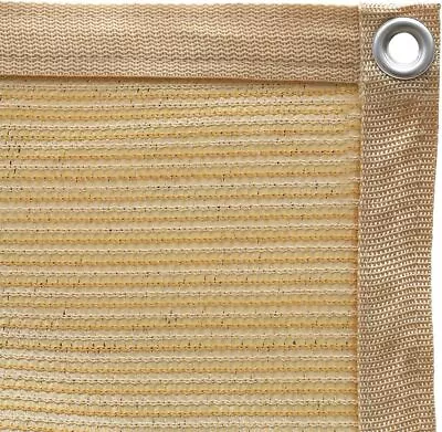 Shatex Outdoor Sun Shade Sail 90% UV Resist Grommets Shade Cloth With Bungees • $26.99