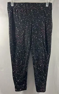 Torrid Women's 2 2X 18-20 MR Premium Galaxy Print Black Leggings EUC • $21