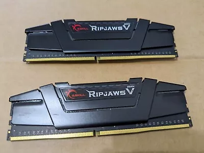 16GB G.Skill RAM Kit - RIPJAWS V - 2x8GB DDR4 RAM 3200MHz  F4-3200C16D-16GVKB • $35