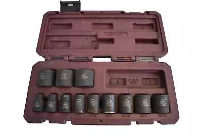 Matco Tools 12 Pc SAE Shallow Impact Socket Set 3/8  Drive 12 Point (5/16  -1 ) • $79.99