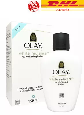 $86.64 • Buy OLAY White Radiance UV Whitening Lotion SPF19 UVA/UVB 150ml FREE SHIP