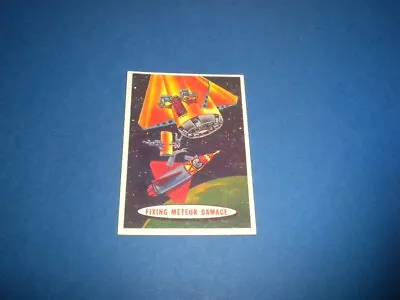 SPACE CARDS #27 Topps 1957 T.C.G.  BLUE BACK Trading Card TARGET: MOON • $12.50