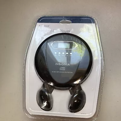 Insignia Portable CD Player Black Charcoal (NS-P4112) New Factory Sealed NIP NOS • $34.99