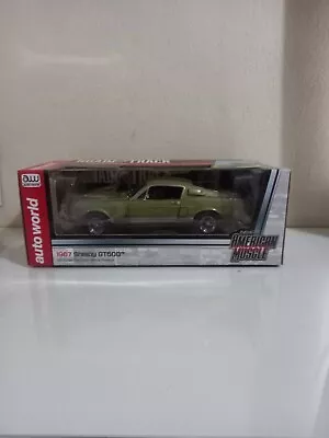 Autoworld 1:18 1967 Ford Mustang Gt500 - Green - Amm993/06 • £70