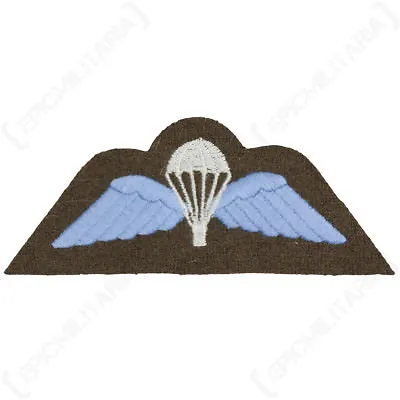 WW2 British Army Paratrooper Wings - Repro Badge Patch Insignia Soldier Para New • £4.75