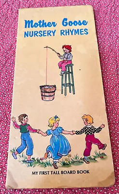 Vintage Mother Goose Nursery Rhymes Printed In Czechoslovakia Early Board Book • $9