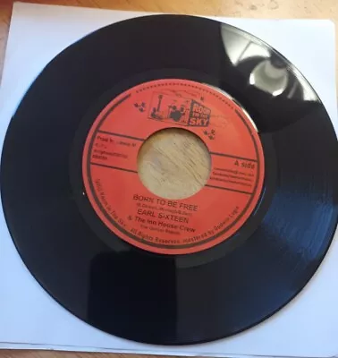 Earl Sixteen & The Inn House Crew-Born To Be Free Reggae 7  Record Vinyl Single • £13.99
