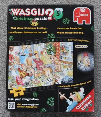 Wasgij Jigsaw 500 Piece  That Warm Christmas Feeling  No 5 Jigsaw Complete. • £2.49