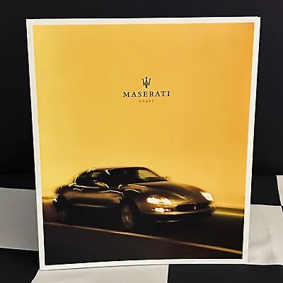 2002 Maserati Coupe & Cambiocorsa Sales Brochure Prospekt English Rare • $31.07