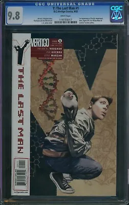 Y: The Last Man #1 ⭐ CGC 9.8 ⭐ 1st App Of YORICK! Vaughan DC Vertigo Comic 2002 • $365