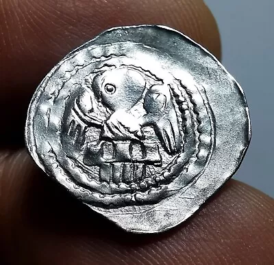 SCARCE European Medieval Silver Friesacher Pfennig Coin 1147-1246 AD LOT6 • $1