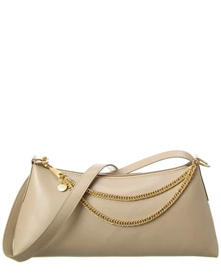 $84.59 • Buy Zac Posen Posen Zip-Top Leather Shoulder Bag Women's Grey