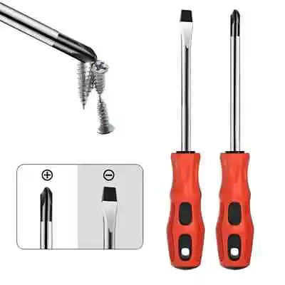 2 PCS Magnetic Screwdriver Multifunctional Flat Head & Phillips Screwdriver Set • $10.77