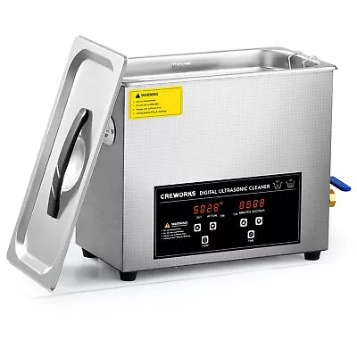 Portable Ultrasonic Cleaner 6L Cavitation Machine With Heater Timer Basket More • $99.99
