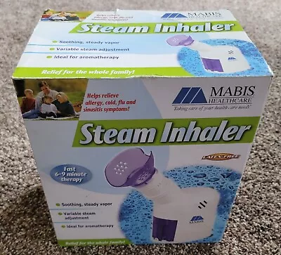 Mabis ￼Personal Nasal Steam Inhaler Vaporizer Facial Steamer Respiratory Sinus • $25.99