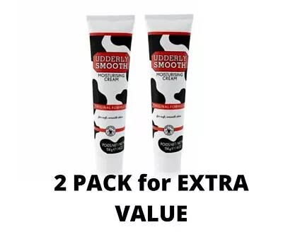 Udderly Smooth Original Moisturising Cream - 114g Tube - 2 PACK = BETTER VALUE • £16