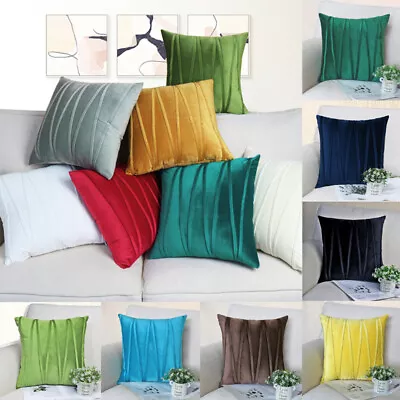 £9.59 • Buy 13 Color Soft Modern Smooth Thick Polyester Deco Throw Pillow Case Cushion Cover