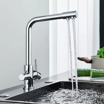 £50 • Buy Chrome Moderno Kitchen Mixer Taps With Drink 3 In 1 Water Filter Purifier Tap