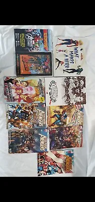 Mix Lot Of 10 Aafes  MARVEL COMICS & Activity/ Graphic HC & PB Books With Cd • $30