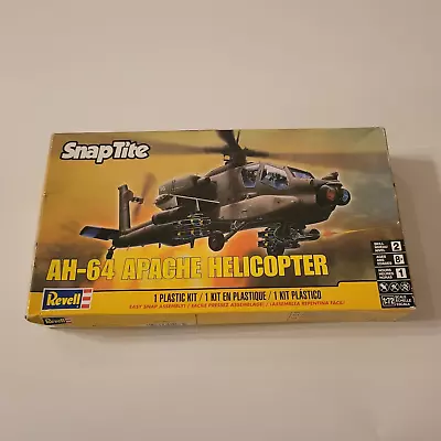Revell SnapTite AH-64 Apache Helicopter Plastic Model Aircraft Kit  1/72 DMG Box • $9.99