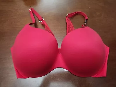 Incredible By Victoria's Secret 38D Bra SEXY PERFECT SHAPE RED WIRED $59.50 • $24